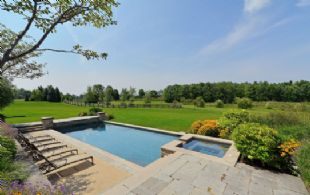 Pool and Hot Tub - Country homes for sale and luxury real estate including horse farms and property in the Caledon and King City areas near Toronto