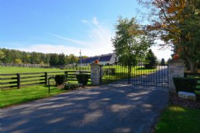 Entrance Gates - Country homes for sale and luxury real estate including horse farms and property in the Caledon and King City areas near Toronto