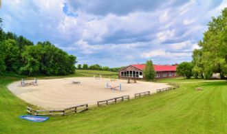 Outdoor Track - Country homes for sale and luxury real estate including horse farms and property in the Caledon and King City areas near Toronto