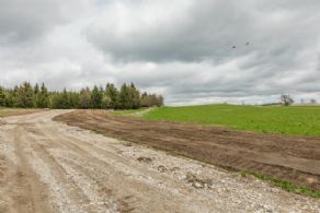New Driveway to Building Site - Country homes for sale and luxury real estate including horse farms and property in the Caledon and King City areas near Toronto