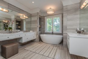 Master Bath with Heated Floors - Country homes for sale and luxury real estate including horse farms and property in the Caledon and King City areas near Toronto