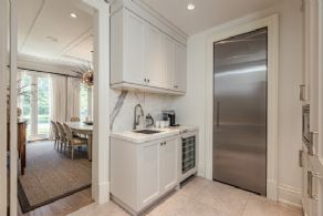 Pantry with Walk-in Cooler & Coffee Station - Country homes for sale and luxury real estate including horse farms and property in the Caledon and King City areas near Toronto