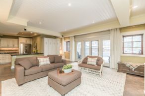Family Room and 2nd Kitchen - Country homes for sale and luxury real estate including horse farms and property in the Caledon and King City areas near Toronto
