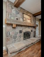 Granite Fireplace - Country homes for sale and luxury real estate including horse farms and property in the Caledon and King City areas near Toronto