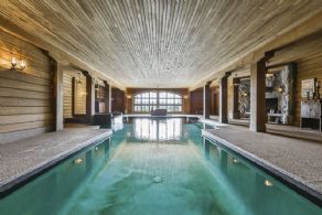 Pool opens onto Stone Terrace - Country homes for sale and luxury real estate including horse farms and property in the Caledon and King City areas near Toronto