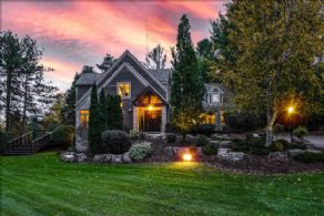 Twilight in Caledon - Country homes for sale and luxury real estate including horse farms and property in the Caledon and King City areas near Toronto