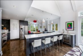 Sun-filled Kitchen - Country homes for sale and luxury real estate including horse farms and property in the Caledon and King City areas near Toronto