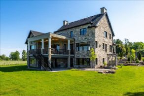 West and South Facades - Country homes for sale and luxury real estate including horse farms and property in the Caledon and King City areas near Toronto