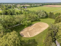 Outdoor Riding Arena - Country homes for sale and luxury real estate including horse farms and property in the Caledon and King City areas near Toronto
