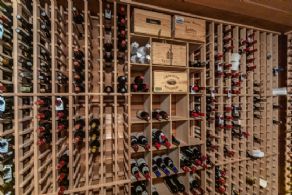 Wine Cellar - Country homes for sale and luxury real estate including horse farms and property in the Caledon and King City areas near Toronto