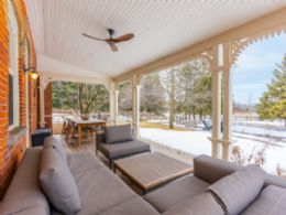 Porch - Country homes for sale and luxury real estate including horse farms and property in the Caledon and King City areas near Toronto