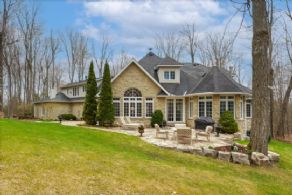 Back Facade - Country homes for sale and luxury real estate including horse farms and property in the Caledon and King City areas near Toronto