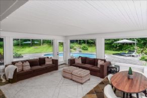 Sun Room Overlooks Backyard - Country homes for sale and luxury real estate including horse farms and property in the Caledon and King City areas near Toronto