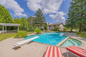 Swimming Pool with Hot Tub - Country homes for sale and luxury real estate including horse farms and property in the Caledon and King City areas near Toronto
