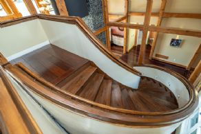 Staircase to the Lower Levels - Country homes for sale and luxury real estate including horse farms and property in the Caledon and King City areas near Toronto