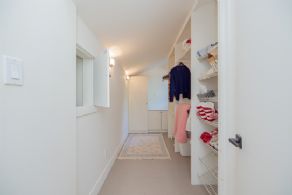 Walk-in closet in primary suite - Country homes for sale and luxury real estate including horse farms and property in the Caledon and King City areas near Toronto